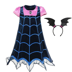 Vestido Fantasia Vampirina + Acessório de Brinde + Frete Grátis