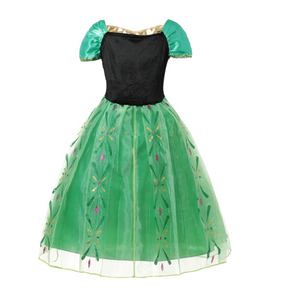 Vestido Fantasia Princesa Anna Coroação + Acessórios + Frete Grátis