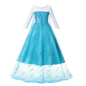 Vestido Fantasia Rainha Elsa (Frozen) - Carnaval