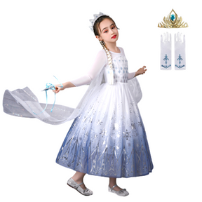 Vestido Frozen Rainha da Neve Carnaval