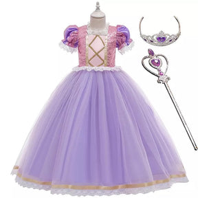 Vestido Fantasia Rapunzel  - Magia