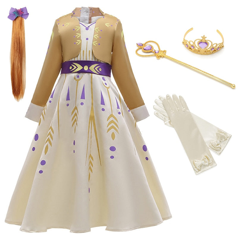 Vestido Fantasia Rainha da Neve Elsa  2 -  Frozen 2