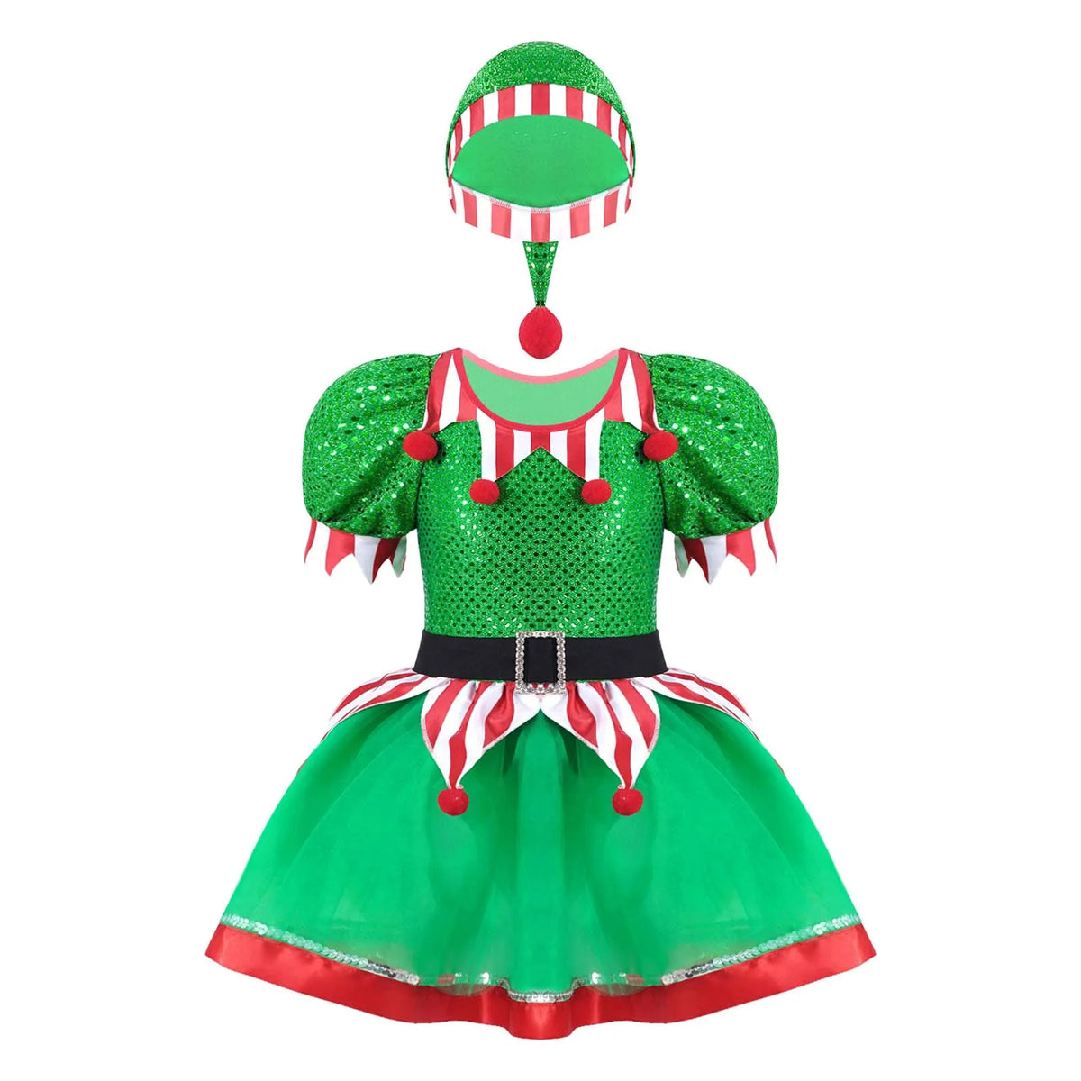 Vestido de Natal Infantil Clássico