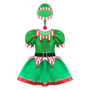 Vestido de Natal Infantil Clássico