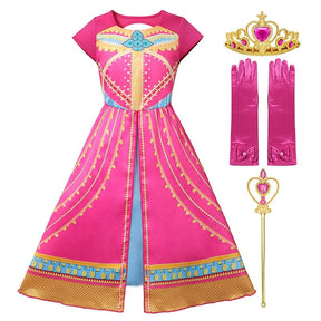 Vestido Fantasia Princesa da Lâmpada (Rosa)