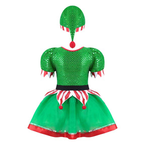 Vestido de Natal Infantil Clássico