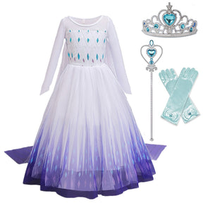 Vestido Elsa Frozen Castelo Encantado