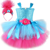 Vestido Poppy Trolls Luxo