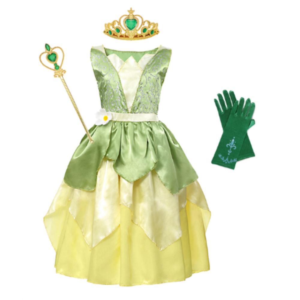 Vestido Tiana Encantado - (A Princesa e o Sapo)