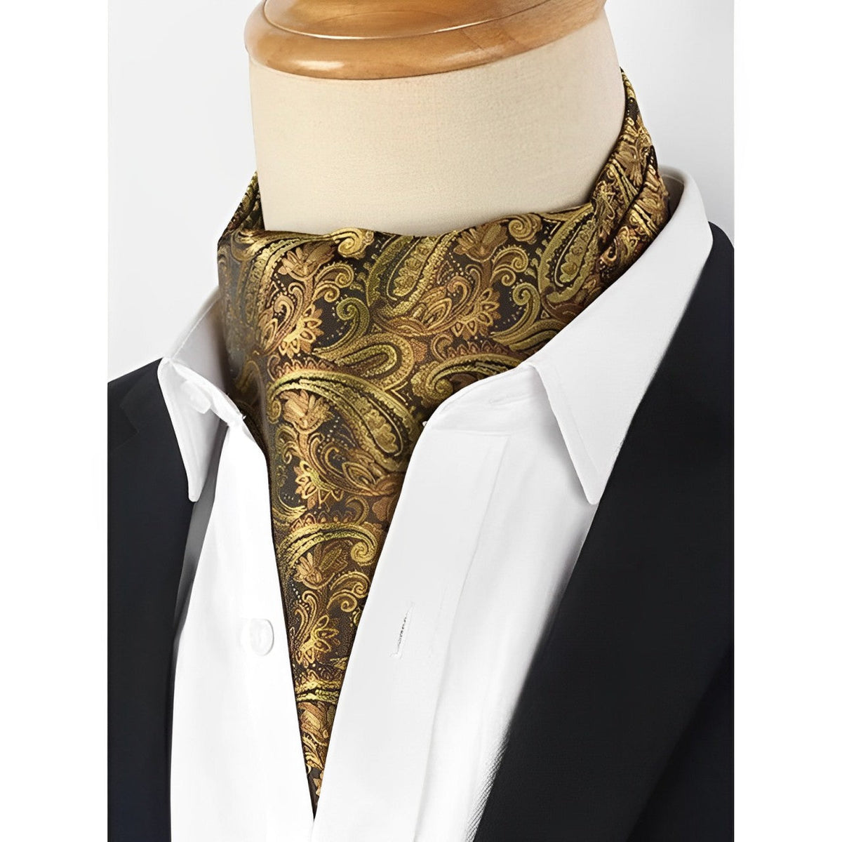 Gravata Ascot Masculina Estampada Luxury  Ferrante