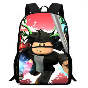 Mochila Unissex Infantil Design Roblox com Grande Capacidade e Durável