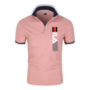 Camisa Masculina Polo Manga Curta Justa