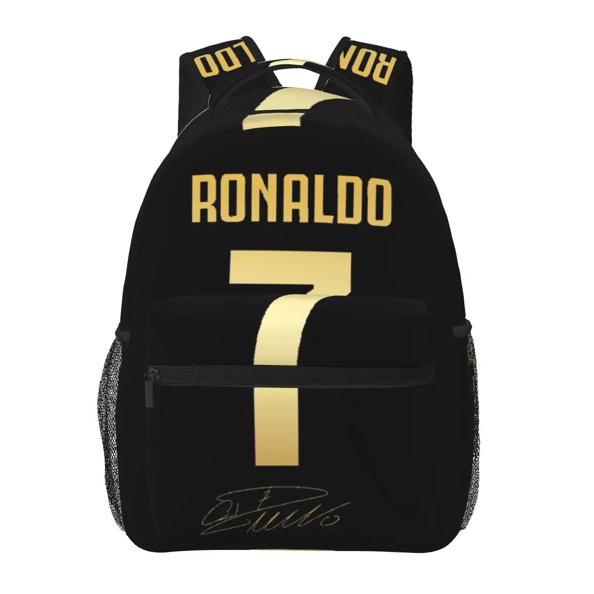 Mochila Unissex CR7 para Estudantes com Grande Capacidade