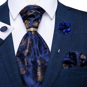 Gravata Ascot Masculina Conjunto Estampado Montemaggiore