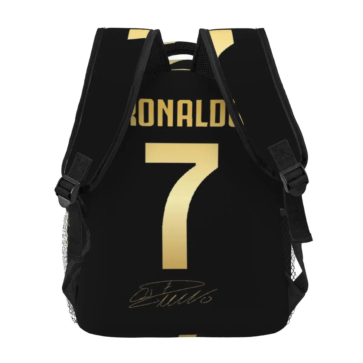 Mochila Unissex CR7 para Estudantes com Grande Capacidade