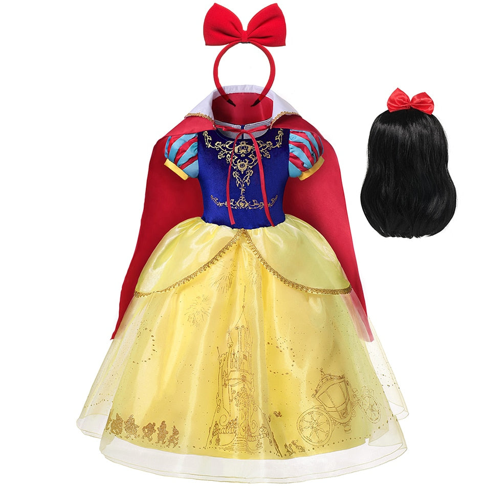 Vestido Branca de Neve - Contos de Fadas