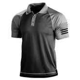 Camisa Masculina Casual Manga Curta  Gola Polo