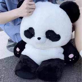 Mochila Infantil Design Urso Panda De Pelúcia