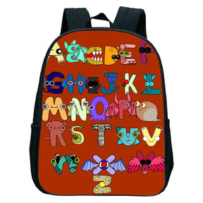 Mochila Infantil Com Estampa De Letras Material Resistente