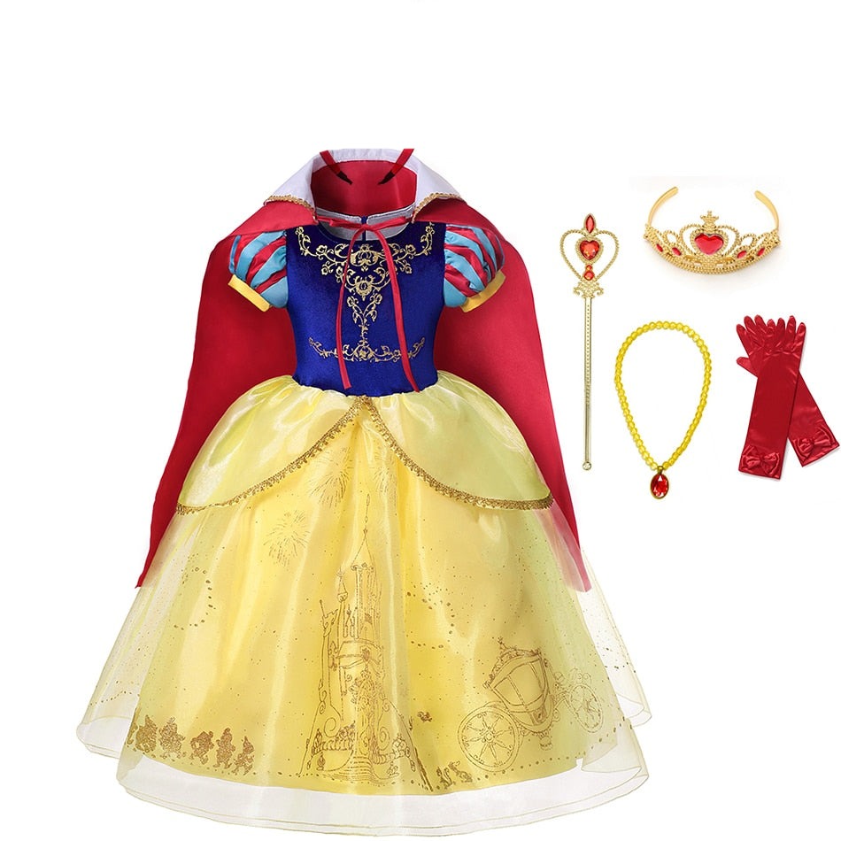 Vestido Branca de Neve - Contos de Fadas