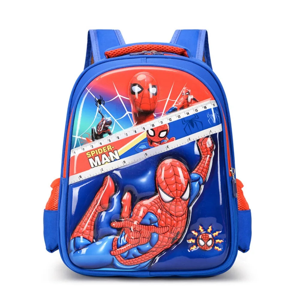 Mochila Infantil Masculina Super-herói Mochila Escolar De Grande Capacidade