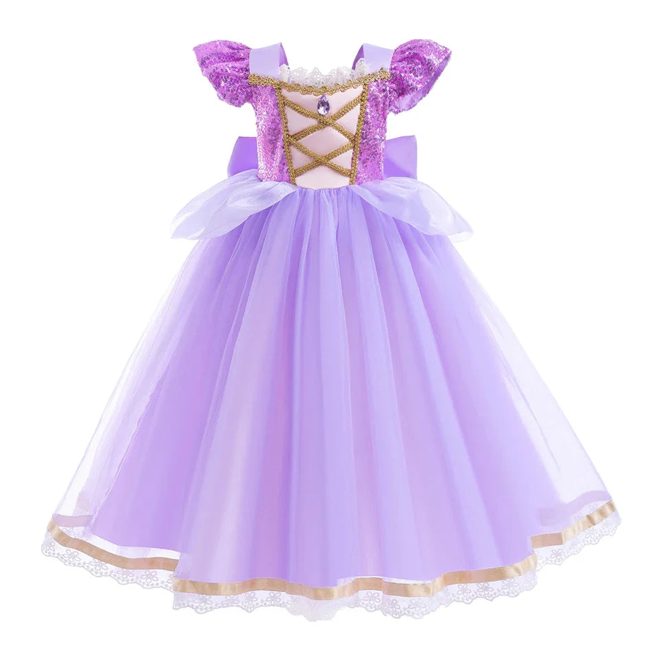 Vestido Fantasia Princesa SOFIA Simples (Reino Encantado)