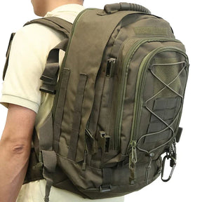 Mochila Militar Tática 60L Expansível - Impermeável - Grande Capacidade