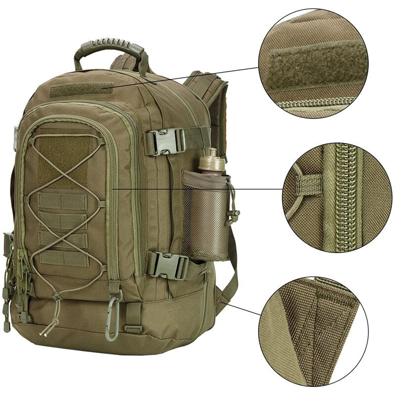 Mochila Militar Expansível até 60 Litros