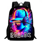 Mochila Unissex Infantil Design Roblox com Grande Capacidade e Durável