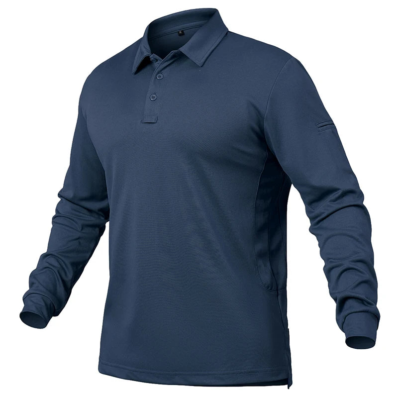 Camisa Polo Masculina  Ideal Para Inverno Aconchegante  Manga Comprida