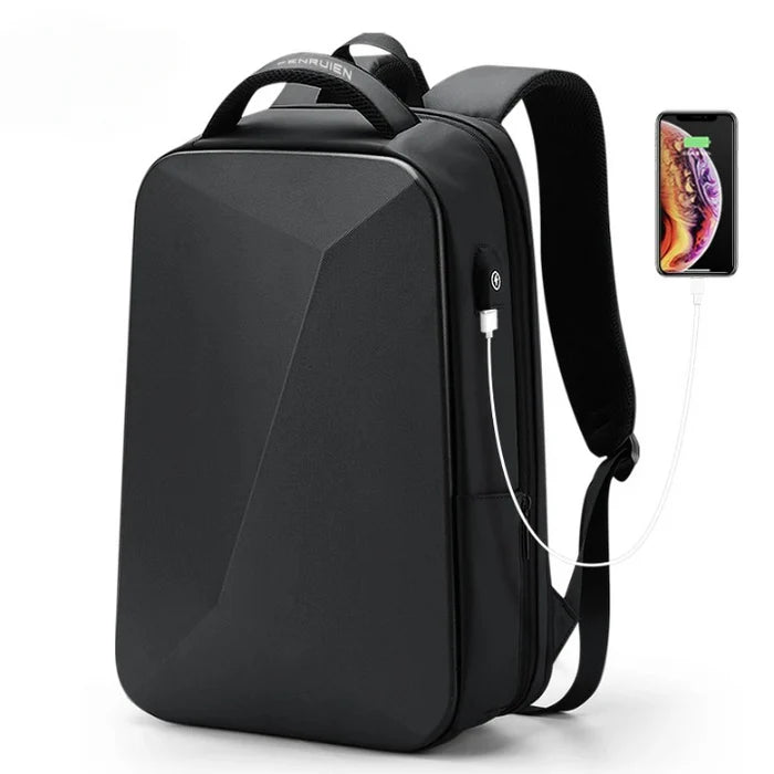 Mochila Executiva Frencci MC07 - Notebook 14`, Expansível, Impermeável e Porta USB