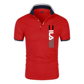 Camisa Masculina Polo Manga Curta Justa