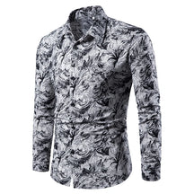 Camisa Masculina Social floral Estampada  De Alta Qualidade