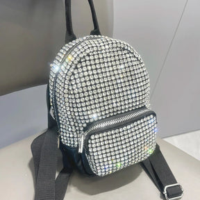 Mochila Versátil Feminina Para Passeio Moda Brilho