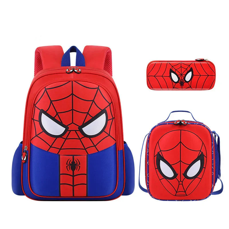 Mochila Unissex Homem-Aranha Leve com 3 Peças