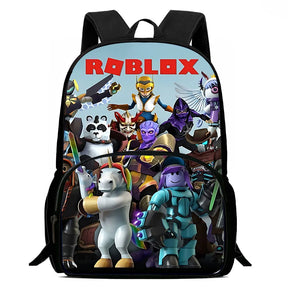 Mochila Unissex Infantil Design Roblox com Grande Capacidade e Durável