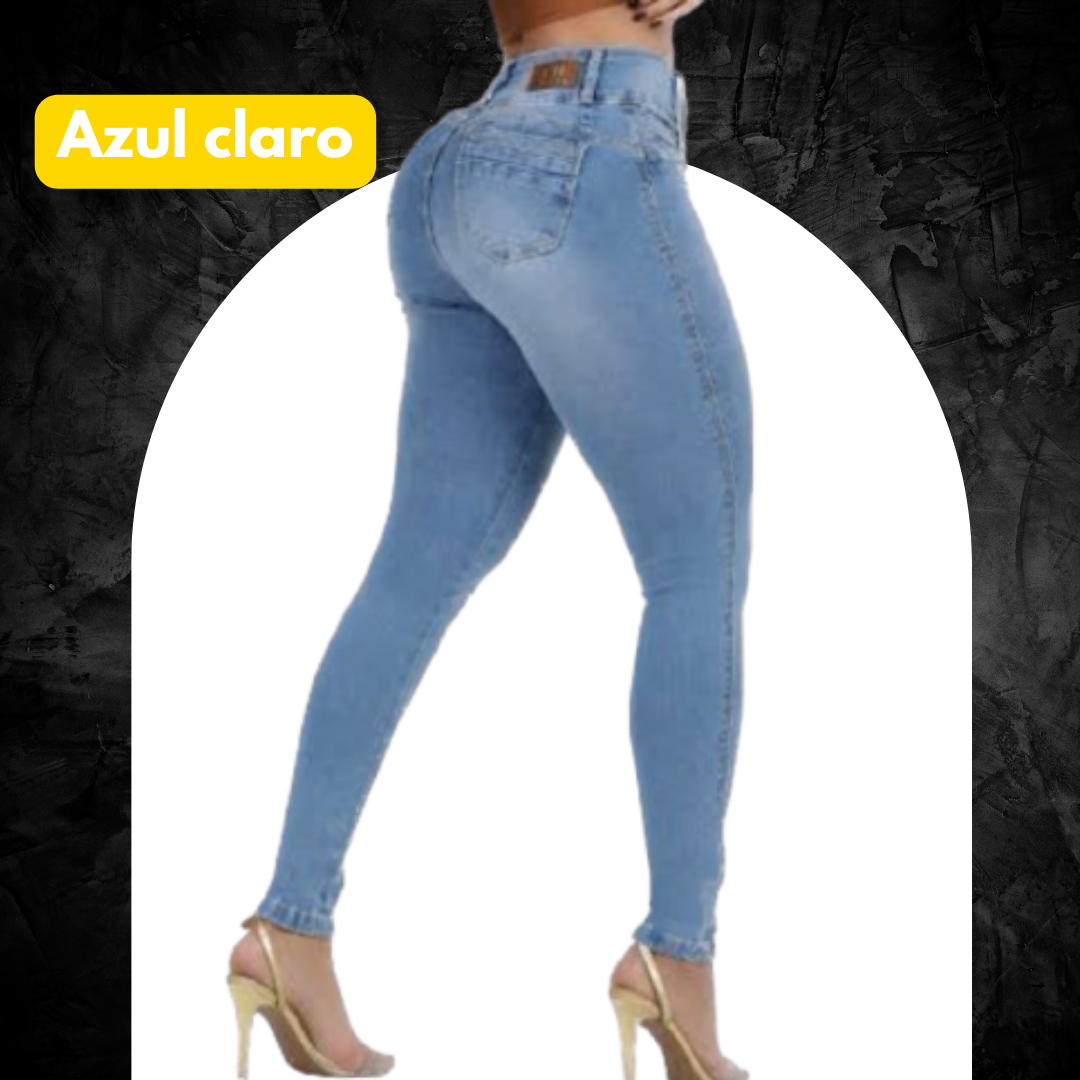 [PREÇO DIRETO DA FÁBRICA] Kit 6 Calças Jeans Modeladoras + Cinto Fivela Argola Dupla de Brinde APENAS HOJE