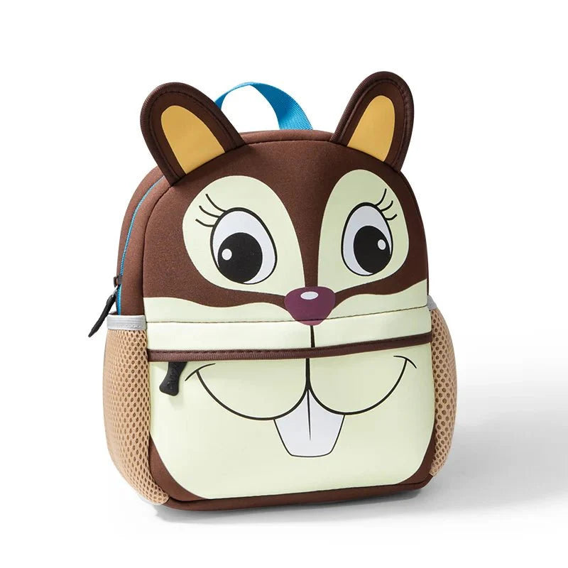 Mochila Infantil Animais 3D à Prova d'Água