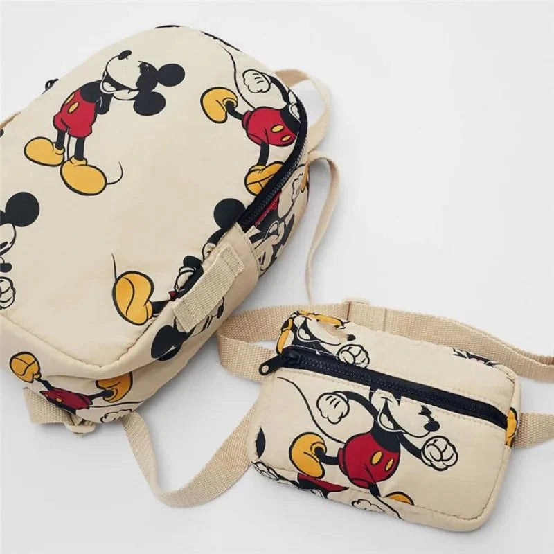 Mochila Infantil Mickey com Pochete Removível