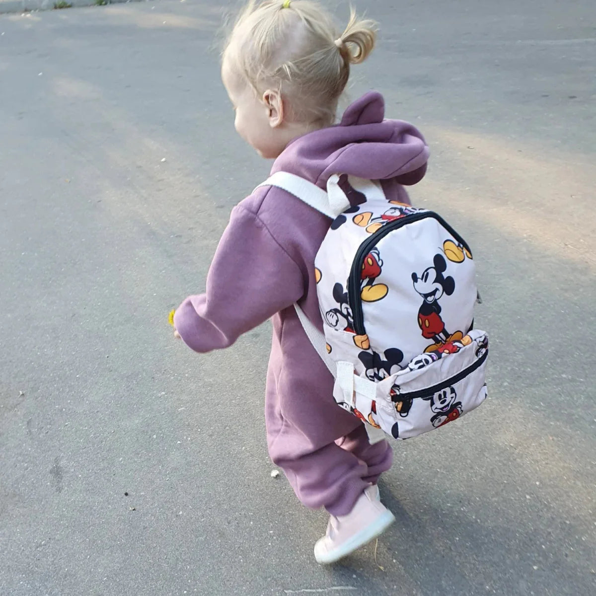 Mochila Infantil Mickey com Pochete Removível