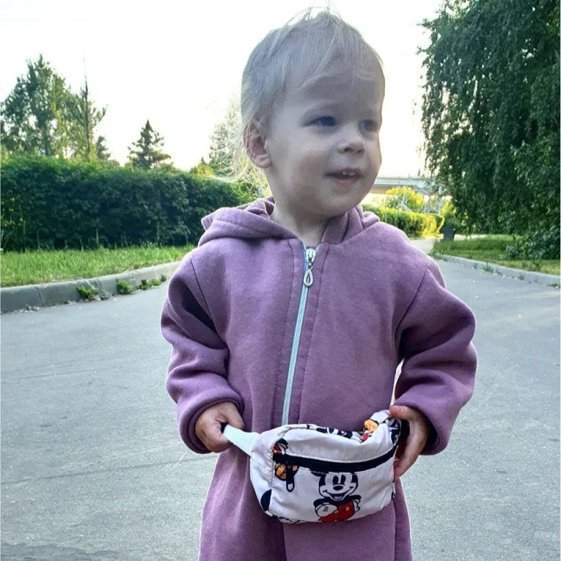 Mochila Infantil Mickey com Pochete Removível