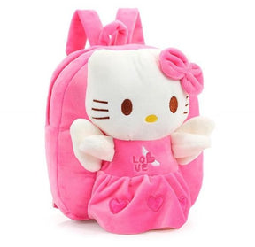 Mochila Infantil de Pelúcia Hello Kitty