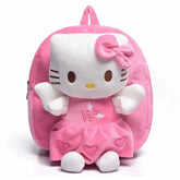 Mochila Infantil de Pelúcia Hello Kitty