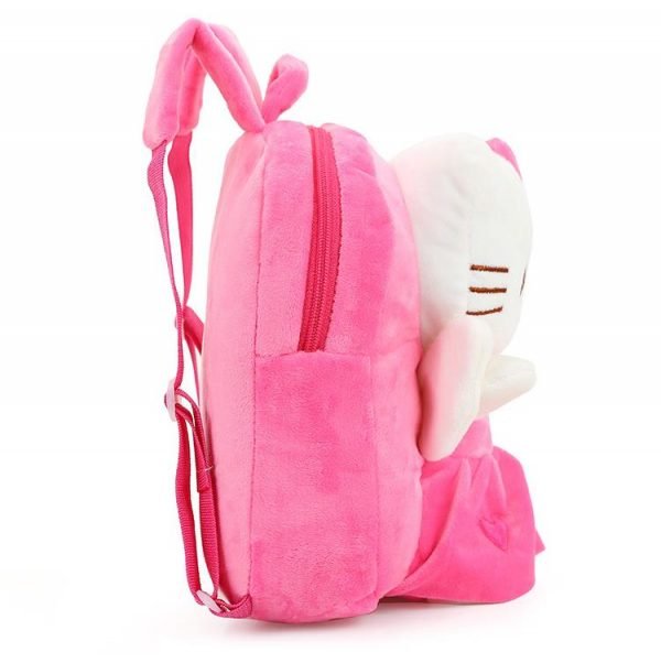 Mochila Infantil de Pelúcia Hello Kitty