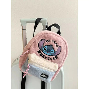 Mochila Infantil de Pelúcia Stitch Disney - Oh Yeah Whatever!