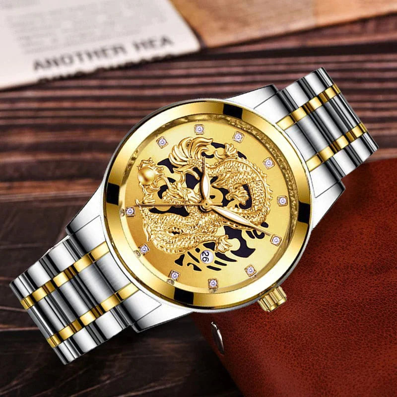 Relógio Golden Dragon Chrono