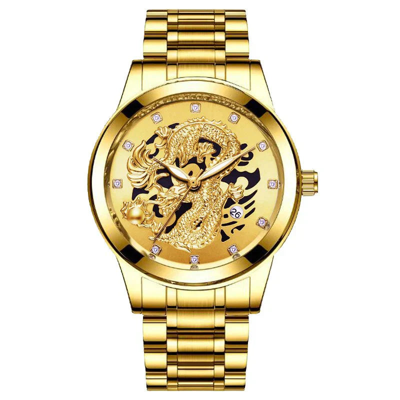 Relógio Golden Dragon Chrono