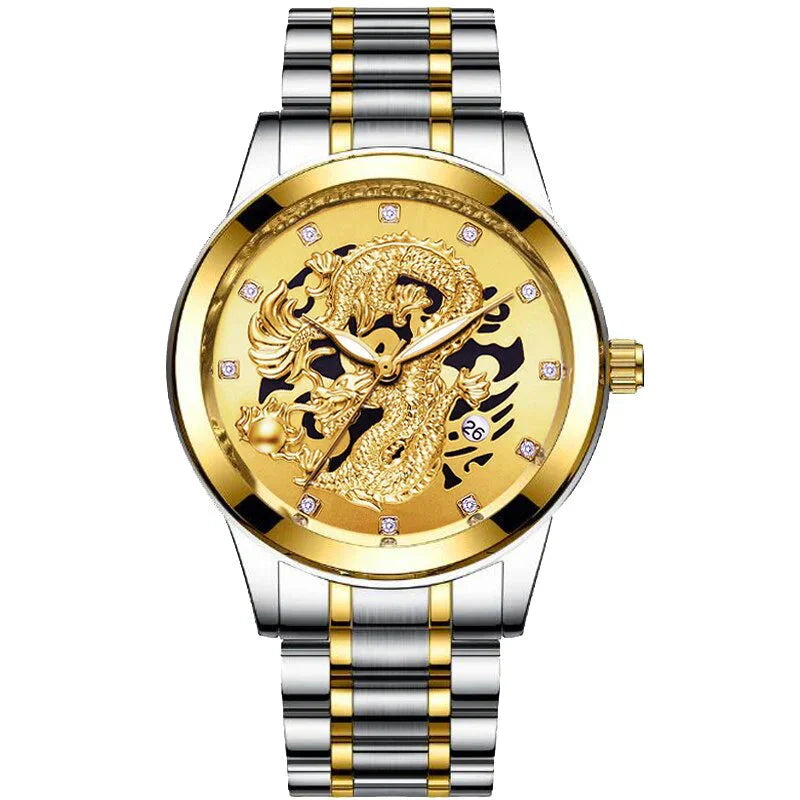 Relógio Golden Dragon Chrono